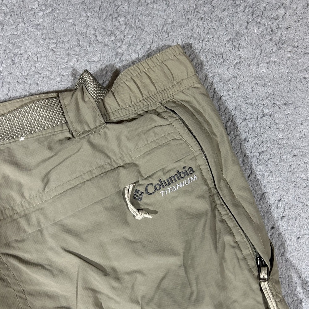 Columbia Titanium Ridge Utility Convertible Hiking Pants Mens XL Khaki Omni-Dry - Picture 7 of 10